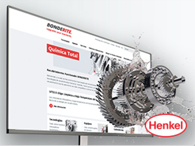 foto noticia BONDERITE lanza nueva web. Henkel presenta su nueva web específica de recubrimientos funcionales BONDERITE. 